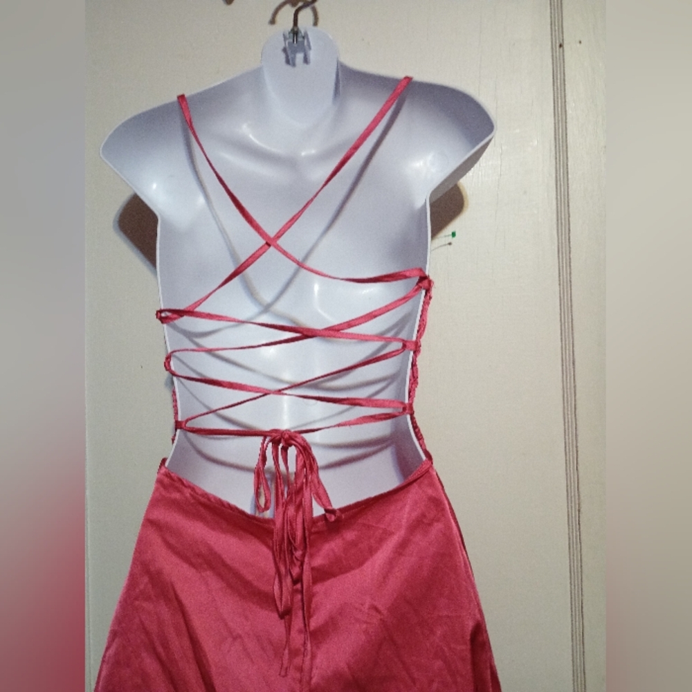 🌺BUNDLE ONLY🌺 SHEIN Vibrant Pink Satin Top